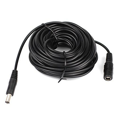 Picture of Vanxse CCTV 10m(30ft) 2.1x5.5mm Dc 12v Power Extension Cable for CCTV Security Cameras IP Camera Dvr Standalone