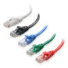 Picture of Cable Matters 5-Color Combo Snagless Short Cat6 Ethernet Cable (Cat6 Cable, Cat 6 Cable) 5 ft