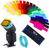 Picture of Selens Universal Flash Gels Lighting Filter SE-CG20-20 pcs Combination Kits for Camera Flash Light