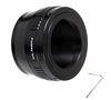 Picture of Fotasy Adjustable T2/ T Mount lens to Fuji X Adapter, T Mount to Fujifilm X Mount Adapter, Compatible with Fujifilm X-Mount Cameras X-Pro2 X-E2 X-E3 X-A5 X-M1 X-T1 X-T2 XT3 X-T10 X-T20 X-T30 X-H1