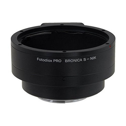 Picture of Fotodiox Pro Lens Mount Adapter - Bronica S (Z, D, C, S2, C2, EC, EC-TL) Lens to Nikon F (FX, DX) Mount Camera System (Such as D7100, D800, D3 and More)