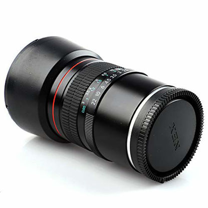 Picture of Lightdow 85mm F1.8 Medium Telephoto Manual Focus Full Frame Portrait Lens for Sony Alpha A9 A7R A7S A7 A6500 A6400 A6300 A6000 A5100 A5000 NEX-7 NEX-6 NEX-5T NEX-5R etc