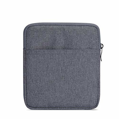 Picture of SixiCat Kindle Oasis Sleeve Cover for Both 2019 and 2017 Release 7 Inch Kindle Oasis E-Reader Nylon Case Cover Pouch Travel Carry Bag for 7'' Kindle Oasis 2 3 E-Reader (Dark Grey)