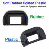 Picture of T3i T2i Eyepiece Eyecup Viewfinder Eye Cup for Canon EOS Rebel T7 T7i T6i T6s T6 T5i T5 T4i T3i T3 T2i T1i XSi XTi XT SL3 SL2 SL1 Camera (2-Pack), ULBTER EF viewfinder Eyecup with Hot Shoe Cover (EF)