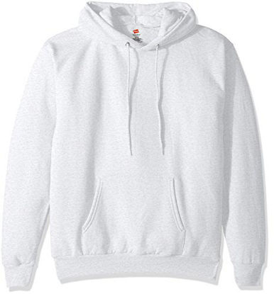 Picture of Hanes Men's Pullover EcoSmart Fleece Hooded Sweatshirt, ash, Medium