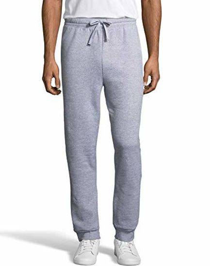 Picture of Hanes Men's Jogger Sweatpant with Pockets, Light Steel, Medium