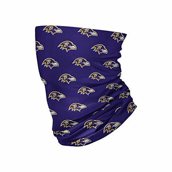 Picture of Baltimore Ravens NFL Mini Print Logo Gaiter Scarf