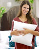 Picture of Foamily Premium Hypoallergenic Stuffer Pillow Insert Sham Square Form Polyester, 20" L X 20" W, Standard/White
