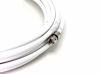 Picture of 50' Feet, White RG6 Coaxial Cable (Coax Cable) with Connectors, F81 / RF, Digital Coax - AV, Cable TV, Antenna, and Satellite, CL2 Rated, 50 Foot