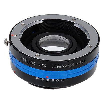 Picture of Fotodiox Pro Lens Mount Adapter, for Yashica AF Lens to Canon EOS EF-Mount DSLR Cameras