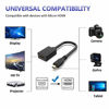 Picture of GANA Micro HDMI to HDMI Adapter Cable, Micro HDMI to HDMI Cable (Male to Female) for Gopro Hero and Other Action Camera/Cam with 4K/3D Supported