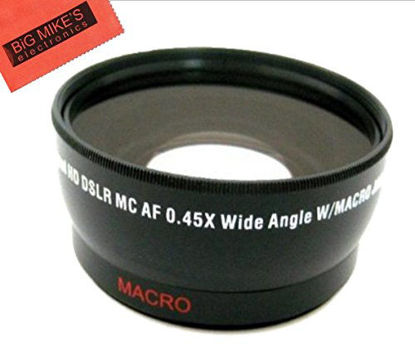 Picture of 49mm 0.43x Wide Angle Lens with Macro for Panasonic HC-WXF991K, HC-VX981K, HC-X900/M, HC-X920K Camcorder