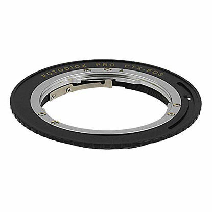 Picture of Fotodiox Pro Lens Mount Adapter Compatible with Contax/Yashica (CY) SLR Lens to Canon EOS (EF, EF-S) Mount D/SLR Camera Body - with Gen10 Focus Confirmation Chip