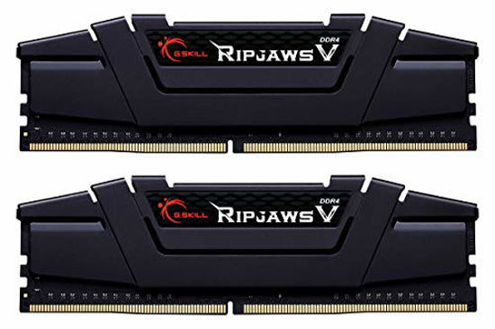 Picture of G.Skill RipJaws V Series 16GB (2 x 8GB) 288-Pin SDRAM PC4-28800 DDR4 3600 CL16-19-19-39 1.35V Dual Channel Desktop Memory Model F4-3600C16D-16GVKC