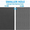 Picture of 120mm Fan Dust Filter Mesh 4.72inch Magnetic Frame PVC PC Computer Case Fan Dust Mesh Cover Grills Black 5-Pack