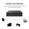 Picture of TP-Link Litewave 5 Port Gigabit Ethernet Switch | Desktop Ethernet Splitter | Plastic Case | Unshielded Network Switch | Plug & Play | Fanless Quiet | Unmanaged (LS1005G)