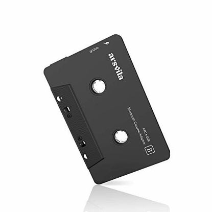 Picture of Arsvita Car Audio Bluetooth Wireless Cassette Receiver, Tape Player Bluetooth 5.0 Cassette Aux Adapter, Black