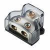 Picture of Freajoin 0/2/4 AWG Gauge Power Distribution Block 1/0 Gauge in - 2 x 4 Gauge Out