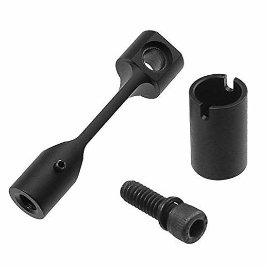 Picture of Binocular Tripod Adapter, Tripod Adapter for Binocular 1/4 Inch Threading Mount Aluminium, Optics Uni-Daptor Tripod Adapter, for Connecting Binocular Telescope and Camera Tripod Universal, Black