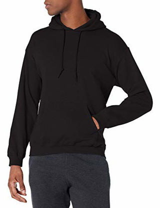 Picture of Gildan Men's Fleece Hooded Sweatshirt, Style G18500, Black, Medium