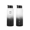 Picture of Iron Flask Sports Water Bottle - 32 Oz, 3 Lids (Straw Lid),Vacuum Insulated Stainless Steel, Modern Double Walled, Simple Thermo Mug, Hydro Metal Canteen