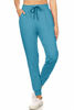 Picture of Leggings Depot JGA128-TURQUOISE-M Jogger Track Pants w/Pockets, Medium