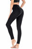 Picture of Heathyoga Yoga Pants for Women with Pockets High Waisted Leggings with Pockets for Women Workout Leggings for Women (Black, XXX-Large)