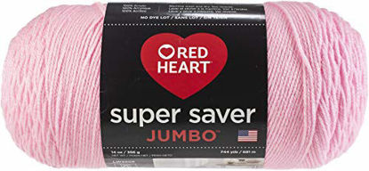 Picture of Red Heart Super Saver Jumbo Yarn, Petal Pink