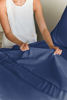 Picture of California King Size Sheet Set - 4 Piece - Hotel Luxury Bed Sheets - Extra Soft - Deep Pockets - Easy Fit - Breathable & Cooling - Wrinkle Free - Comfy - Navy Blue - Cali Kings Royal Sheets