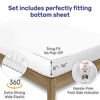 Picture of 400-Thread-Count Full Size Bed Sheets on Amazon, Pure White - 4 Piece Set Long-Staple Combed Pure Natural 100% Cotton Sheets - Soft & Silky Sateen Weave Bedding Set