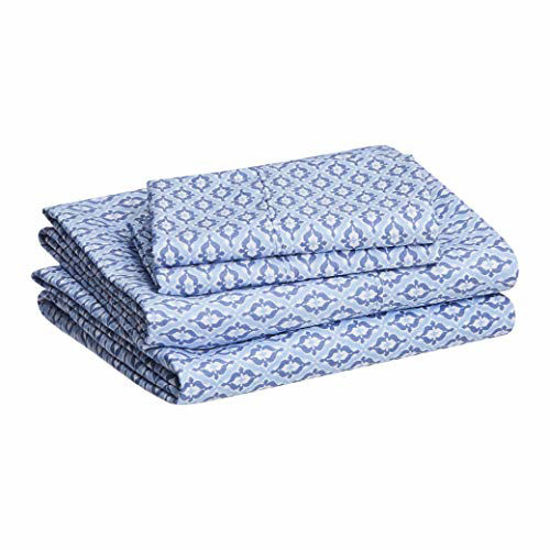 Picture of Amazon Basics Lightweight Super Soft Easy Care Microfiber Sheet Set with 14" Deep Pockets