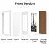 Picture of upsimples 11x14 Picture Frame Set of 5,Display Pictures 8x10 with Mat or 11x14 Without Mat,Wall Gallery Photo Frames,White