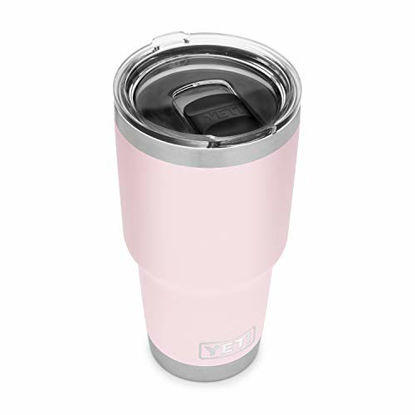 Picture of YETI Rambler 30 oz Tumbler, Stainless Steel, Vacuum Insulated with MagSlider Lid, Ice Pink