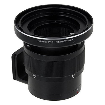 Picture of Fotodiox Pro Lens Mount Adapter with Focusing Barrel, for Mamiya RB67 & RZ67 Lenses to Nikon F (FX, DX) Mount Camera System (Such as D7100, D800, D3 and More)