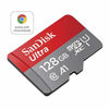 Picture of SanDisk 128GB Ultra microSDXC UHS-I Memory Card with Adapter - 100MB/s, C10, U1, Full HD, A1, Micro SD Card - SDSQUAR-128G-GN6MA