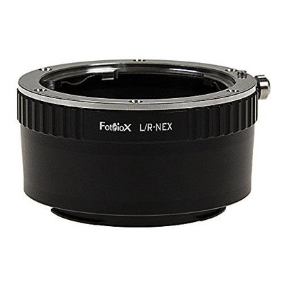 Picture of Fotodiox Lens Mount Adapter, Leica R, Lens to Sony Alpha NEX E-mount Camera, fits Sony NEX-3, NEX-5, NEX-5N, NEX-7, NEX-7N, NEX-C3, NEX-F3, Sony Camcorder NEX-VG10, VG20, FS-100, FS-700, fits Leica R, Rom, One-Cam, Two-Cam, and Three-Cam lenses