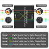 Picture of ROOFULL Optical-to-Coaxial or Coax-to-Optical Digital Audio Converter Adapter, Bi-Directional Digital Coaxial to/from SPDIF Optical (Toslink) Audio Converter with Fiber Optic and Coaxial Cable