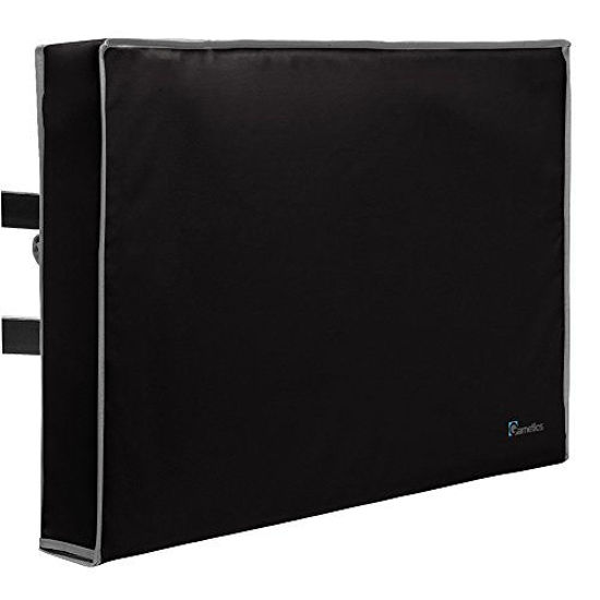 Picture of Outdoor TV Cover 60"-65" inch - Universal Weatherproof Protector for Flat Screen TVs - Fits Most TV Mounts and Stands - Black