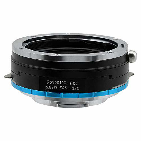 Picture of Fotodiox Pro Shift Lens Mount Adapter Compatible with Canon EOS EF and EF-S Lenses to Sony E-Mount Cameras