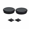 Picture of 2 Pack Z Mount Body Cap Cover & Rear Lens Cap for Nikon Z7 Z7II Z6 Z6II Z5 Z50 Mirrorless Camera and Z Mount Lenses,with 2 Extra Hot Shoe Covers to Protector The Camera Hot Shoe