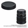Picture of 2 Pack Z Mount Body Cap Cover & Rear Lens Cap for Nikon Z7 Z7II Z6 Z6II Z5 Z50 Mirrorless Camera and Z Mount Lenses,with 2 Extra Hot Shoe Covers to Protector The Camera Hot Shoe