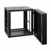 Picture of Aeons 12U Signature Double Section Wall Mount 19-inch Networking IT Cabinet Enclosure Hinged Swing Out 24-inch Depth Glass Door (Fully Assembled)