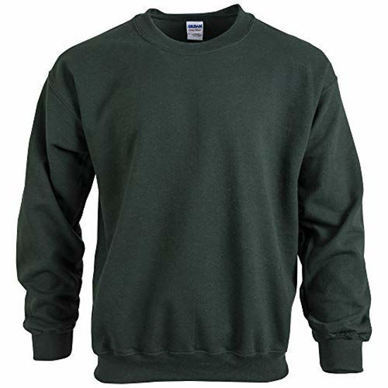 GetUSCart Gildan Men s Heavy Blend Crewneck Sweatshirt XXXXX Large Forest Green