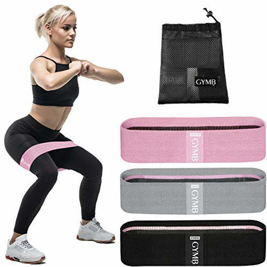 Resistance Bands for Legs and Butt, Exercise Bands Set Booty Band Hip Bands  Wide Workout Bands Sports Fitness Bands Resistance Loops Band Anti Slip