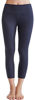 Picture of Oalka Womens Yoga Capris Power Flex Running Pants Workout Leggings Charcoal S