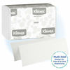 Picture of Kleenex Multifold Paper Towels (01890), White, 16 Packs/Case, 150 Tri Fold Paper Towels/Pack, 2,400 Towels/Case