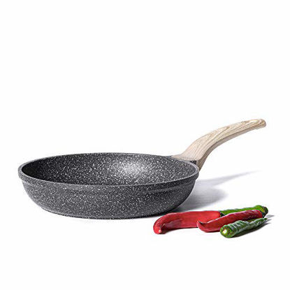 Picture of Carote 10-Inch Nonstick Frying Pan Skillet,Stone Cookware Granite Coating from Switzerland,Black