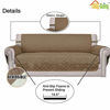 Picture of Easy-Going 4 Seater Sofa Slipcover Reversible Sofa Cover Water Resistant Couch Cover with Foam Sticks Elastic Straps Furniture Protector for Pets Kids Children Dog Cat(XX-Large, Camel/Ivory)