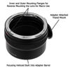 Picture of Fotodiox Pro Lens Mount Adapter - Rolleiflex SL66 (Rollei SL66E, SL66X, SL66SE) Series Lens to Nikon SLR/DSLR Camera (w/Built-in Focusing Helicoid)