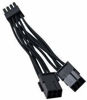 Picture of BLUEXIN Dual 6-Pin Female to 8-Pin Male GPU Power Adapter Cable 0.65ft/20cm